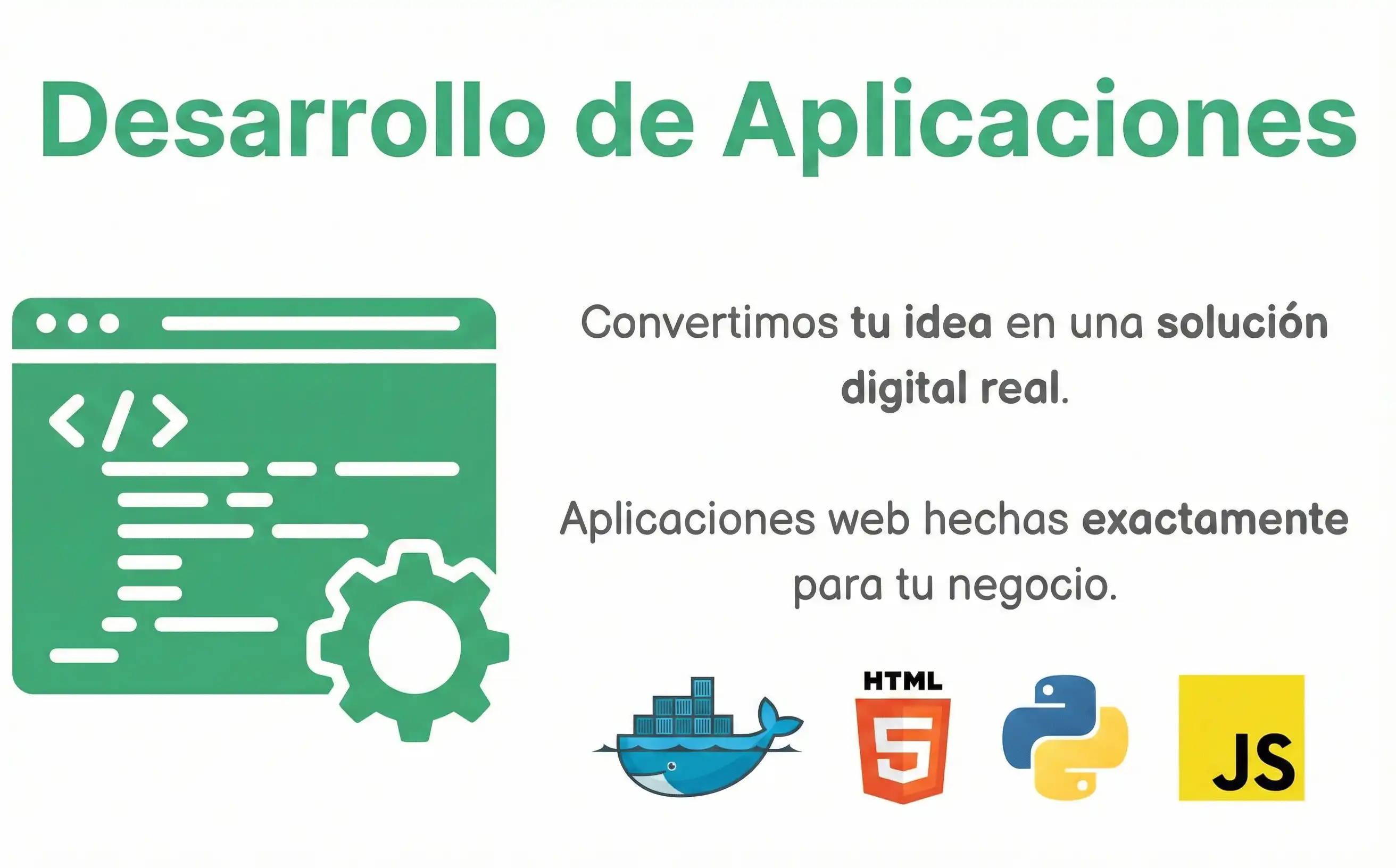 Desarrollo de Aplicaciones Web a Medida