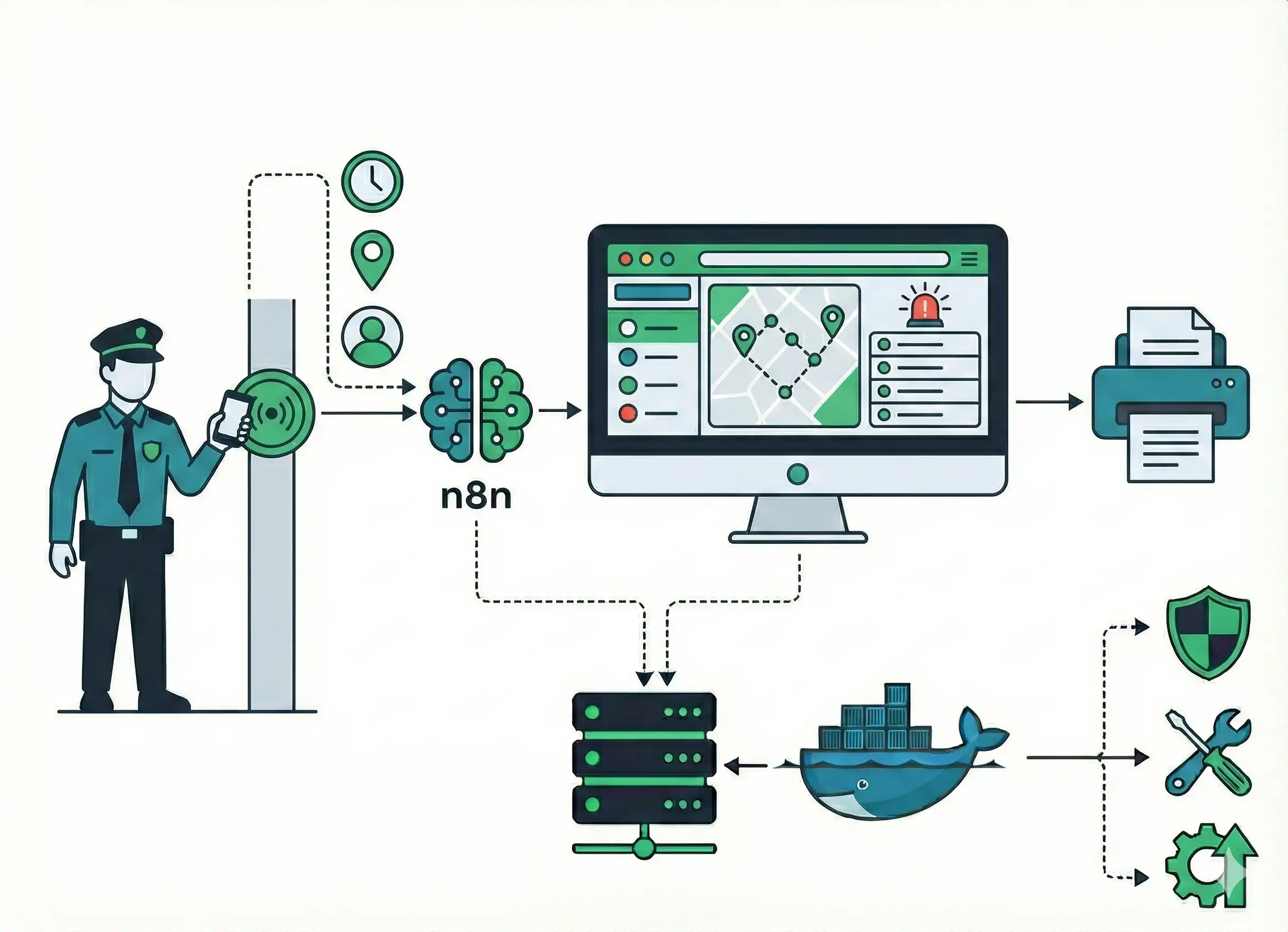 Diagrama de Solución Rondines